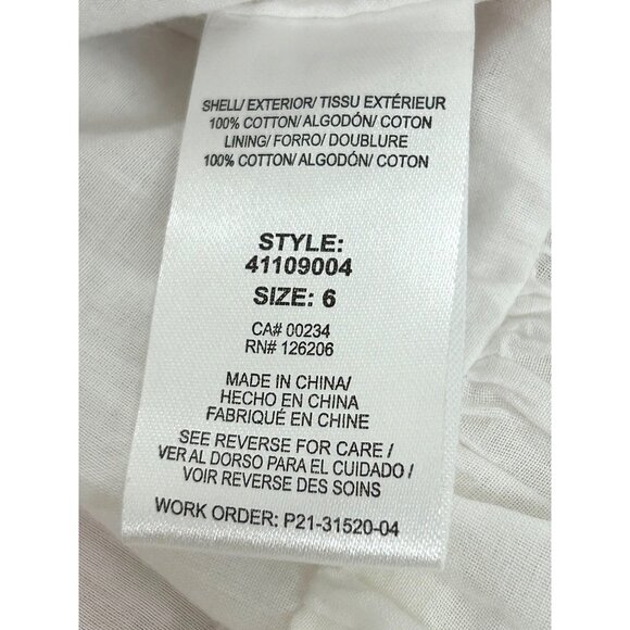 Pastourelle NYC Girls’ Dress 6 Butterfly Print Fit Flare Ruffle Cap Sleeve Ties - Picture 4 of 16